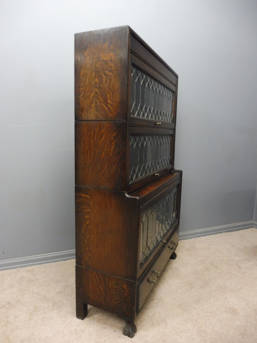 3 HIGH LAWYERS STACKING BOOKCASE View IV