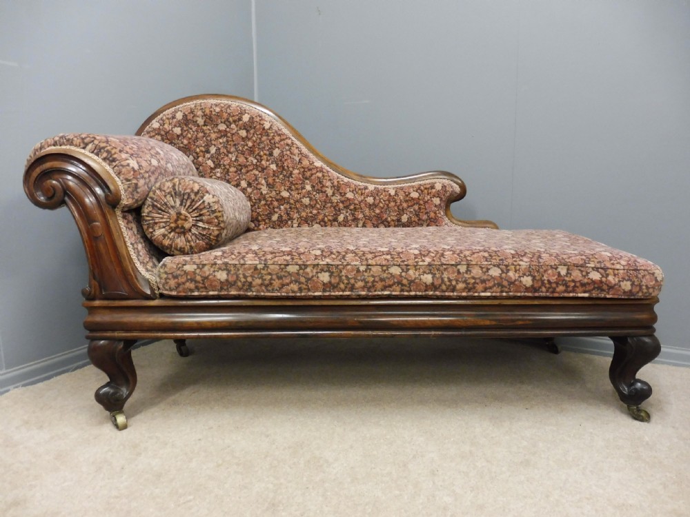 BEAUTIFUL ROSEWOOD CHAISE LONGUE View II