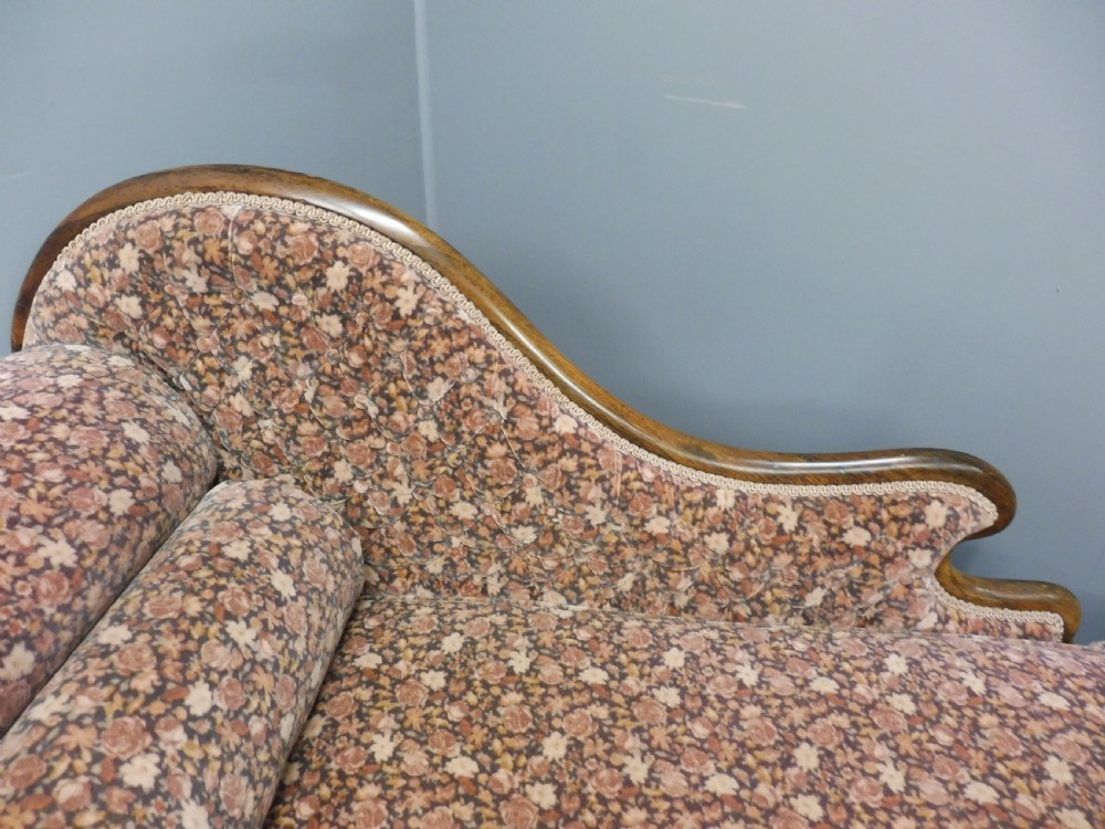 BEAUTIFUL ROSEWOOD CHAISE LONGUE View V