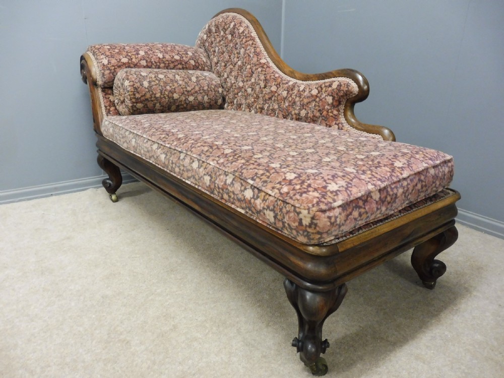 BEAUTIFUL ROSEWOOD CHAISE LONGUE View VIII
