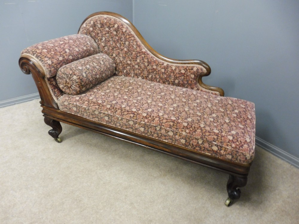 BEAUTIFUL ROSEWOOD CHAISE LONGUE View X