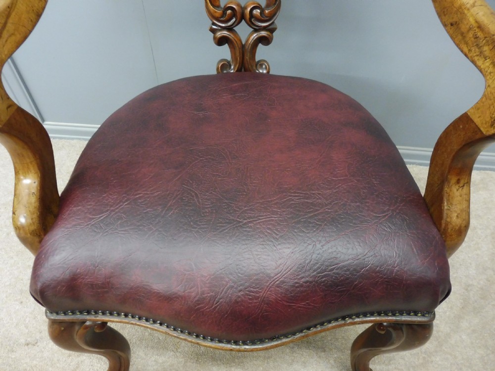19th century mahogany desk or library chair View X