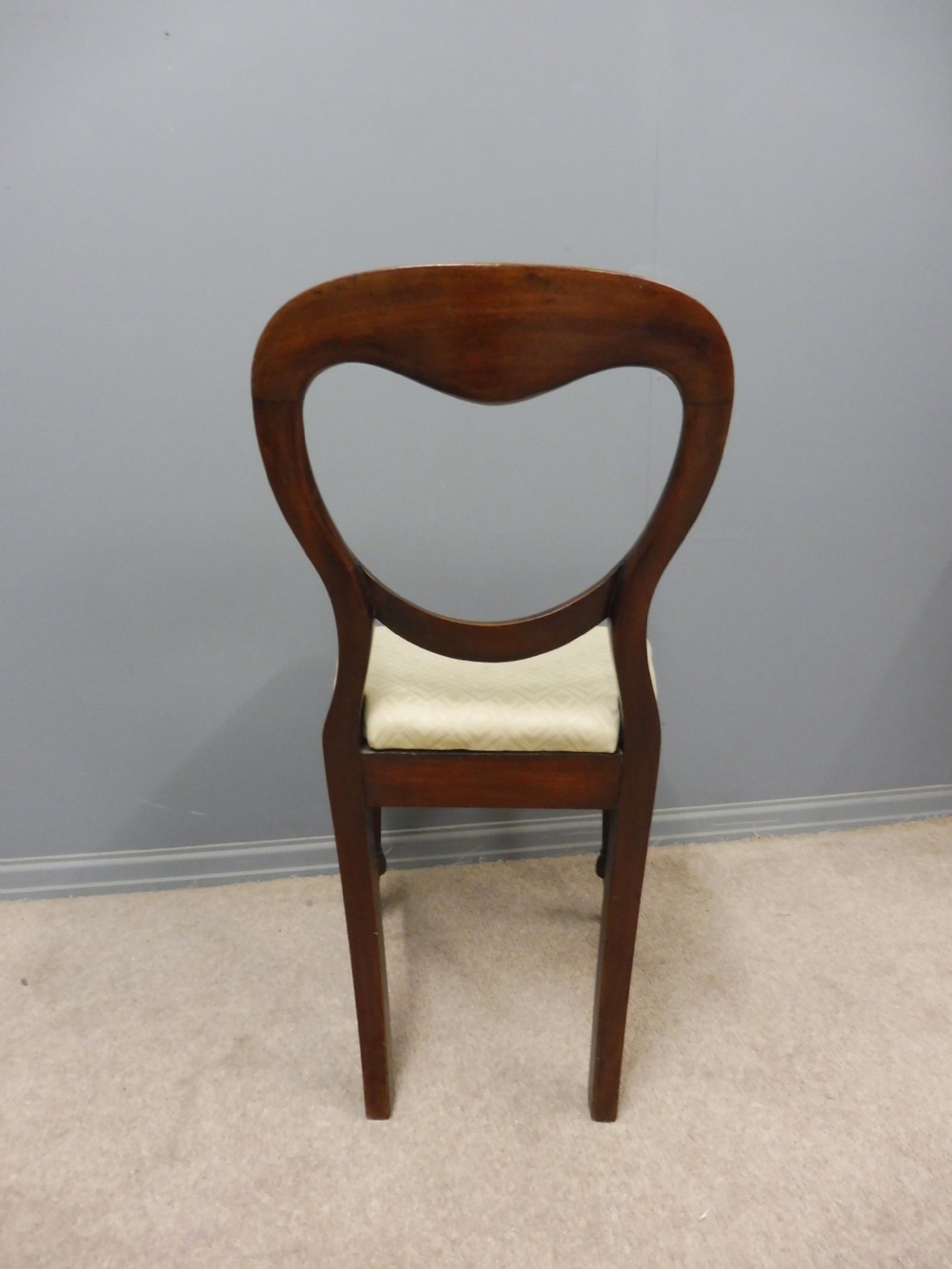 SET OF SIX VICTORIAN MAHOGANY BALLOON BACK DINING CHAIRS View VI