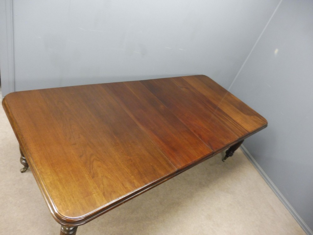 VICTORIAN MAHOGANY EXTENDING DINING TABLE CIRCA 1880 View VIII