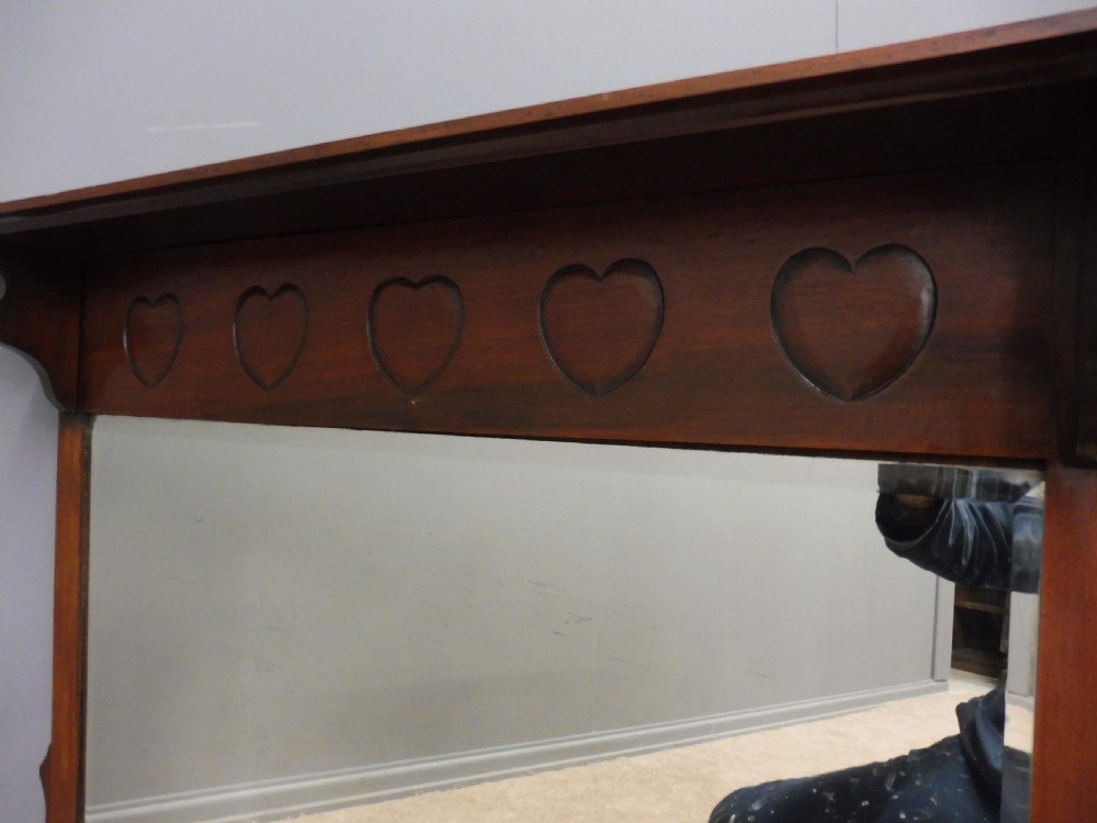 WALNUT ARTS AND CRAFTS MIRROR View II