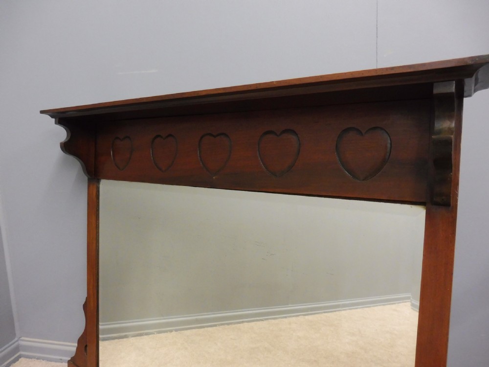 WALNUT ARTS AND CRAFTS MIRROR View IV