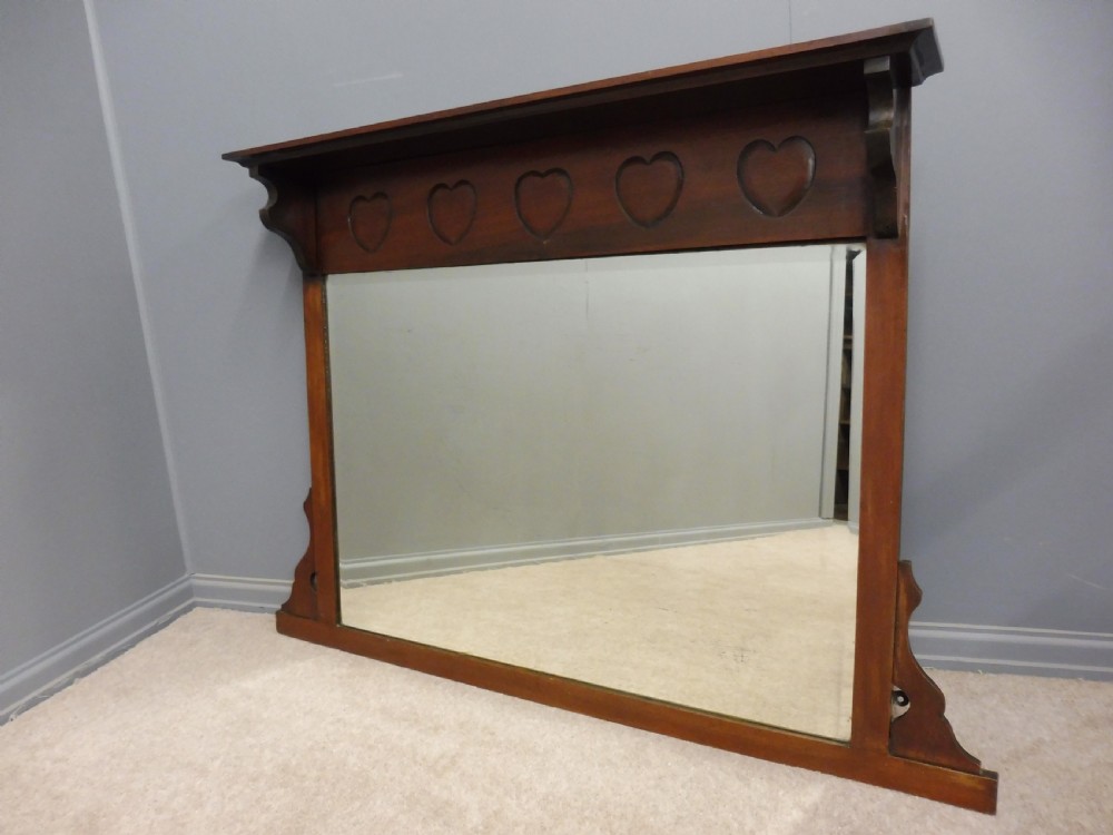 WALNUT ARTS AND CRAFTS MIRROR View VII