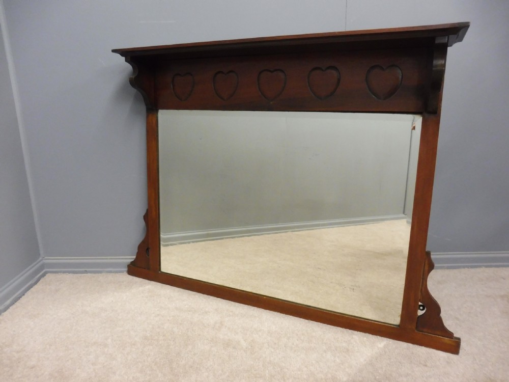WALNUT ARTS AND CRAFTS MIRROR View VIII