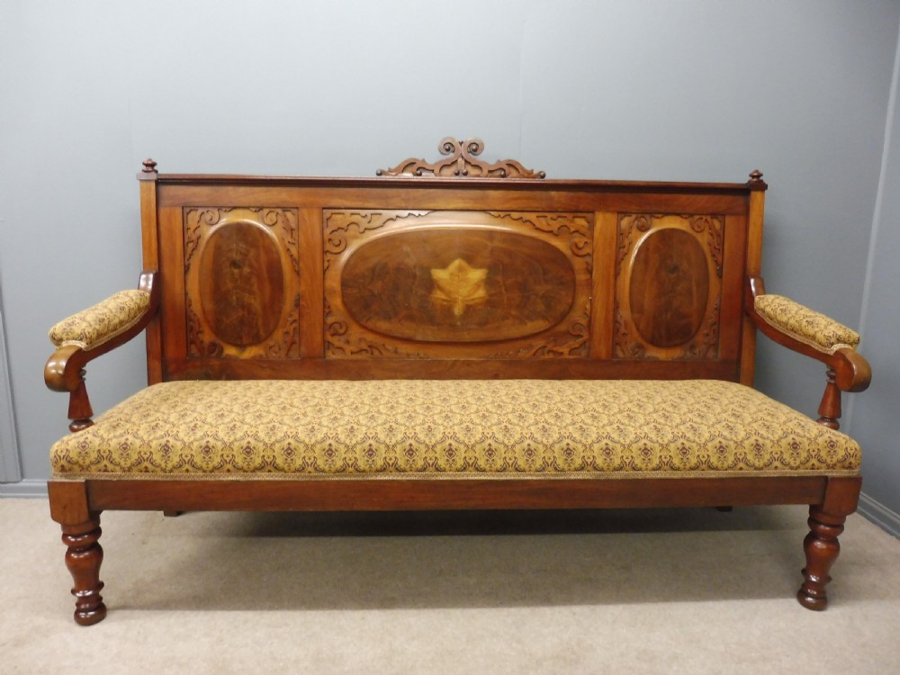 MAHOGANY COUNTRY HOUSE HALL SEAT View III
