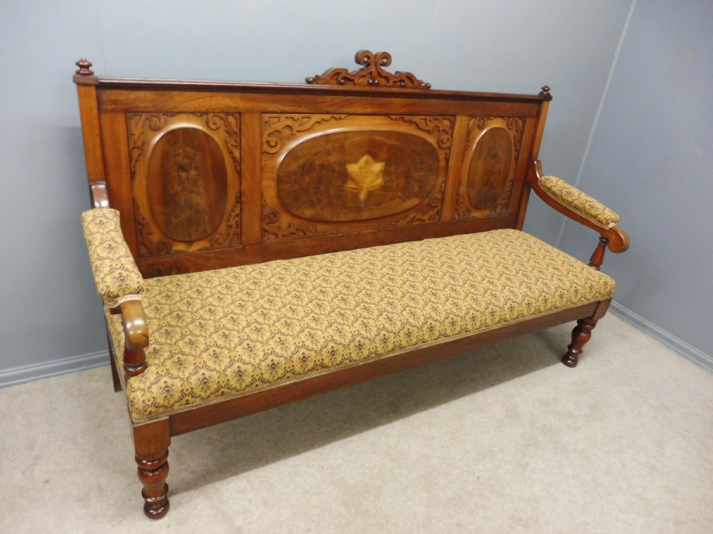 MAHOGANY COUNTRY HOUSE HALL SEAT View XI