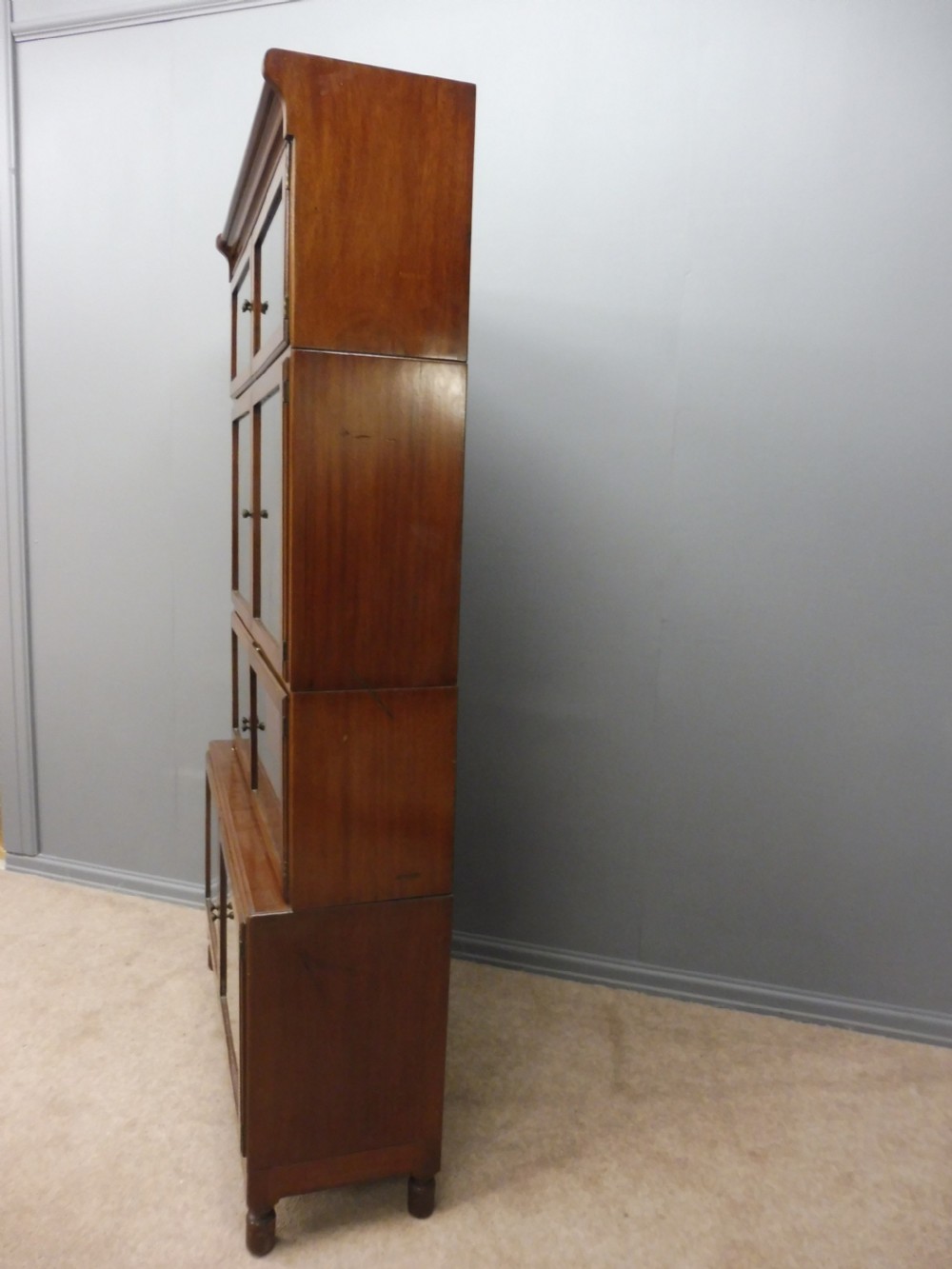 MAHOGANY 4 HIGH LAWYERS BOOKCASE View VIII