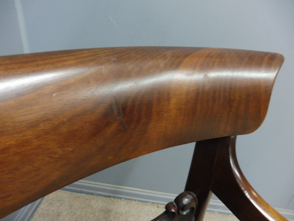 A VERY GOOD PAIR OF REGENCY MAHOGANY ELBOW CHAIRS View XVI