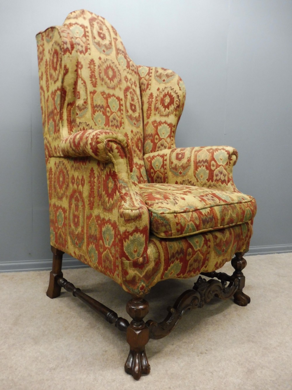 BEAUTIFUL LARGE 19TH CENTURY ARMCHAIR View III
