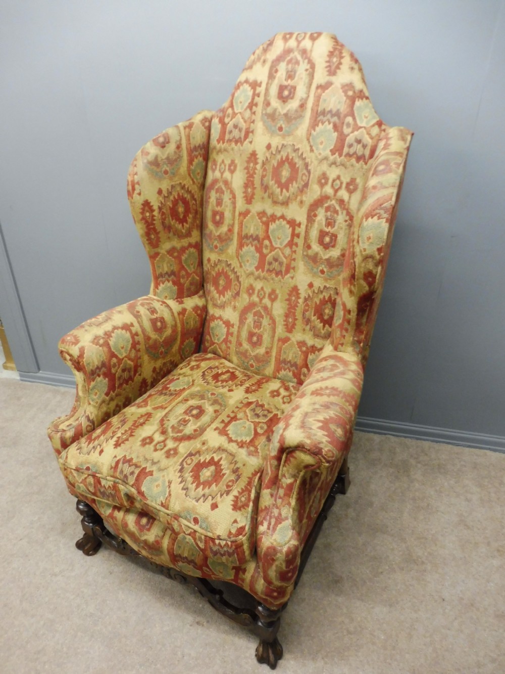 BEAUTIFUL LARGE 19TH CENTURY ARMCHAIR View X