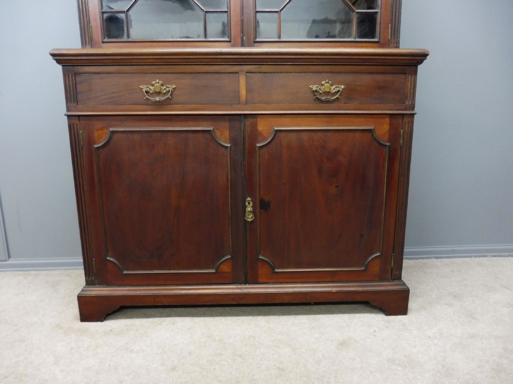 VICTORIAN MAHOGANY LIBRARY BOOKCASE View IV