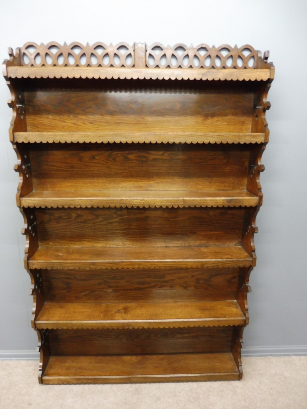 GOLDEN OAK ARTS AND CRAFTS BOOKCASE View IV