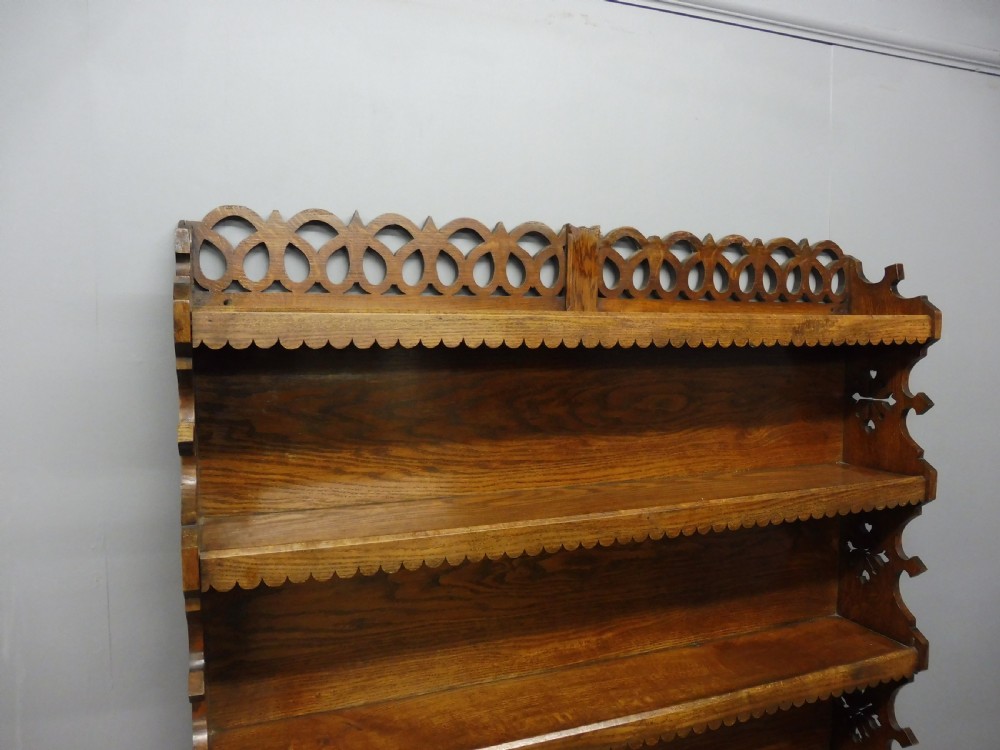 GOLDEN OAK ARTS AND CRAFTS BOOKCASE View IX