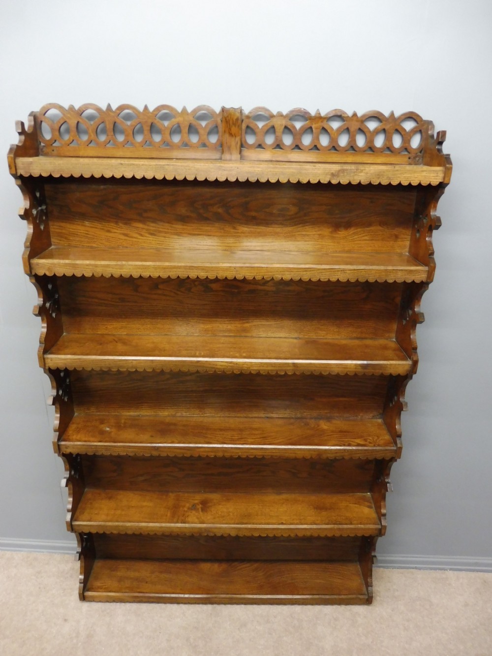 GOLDEN OAK ARTS AND CRAFTS BOOKCASE View X