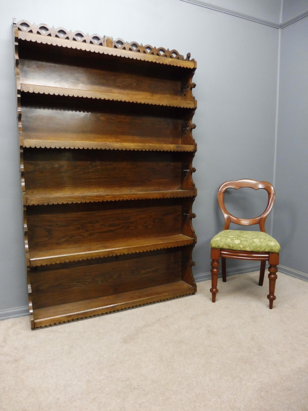GOLDEN OAK ARTS AND CRAFTS BOOKCASE View XVI