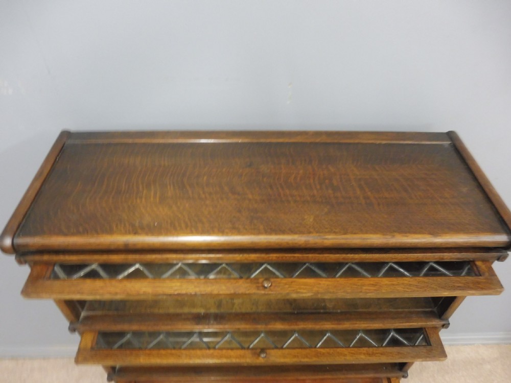 OAK GLOBE WERNICKE BOOKCASE View V