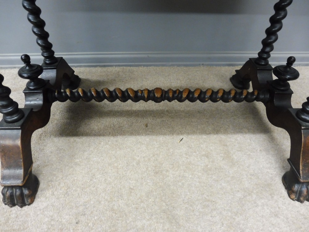 19TH CENTURY FIGURED WALNUT WRITING DESK View IX