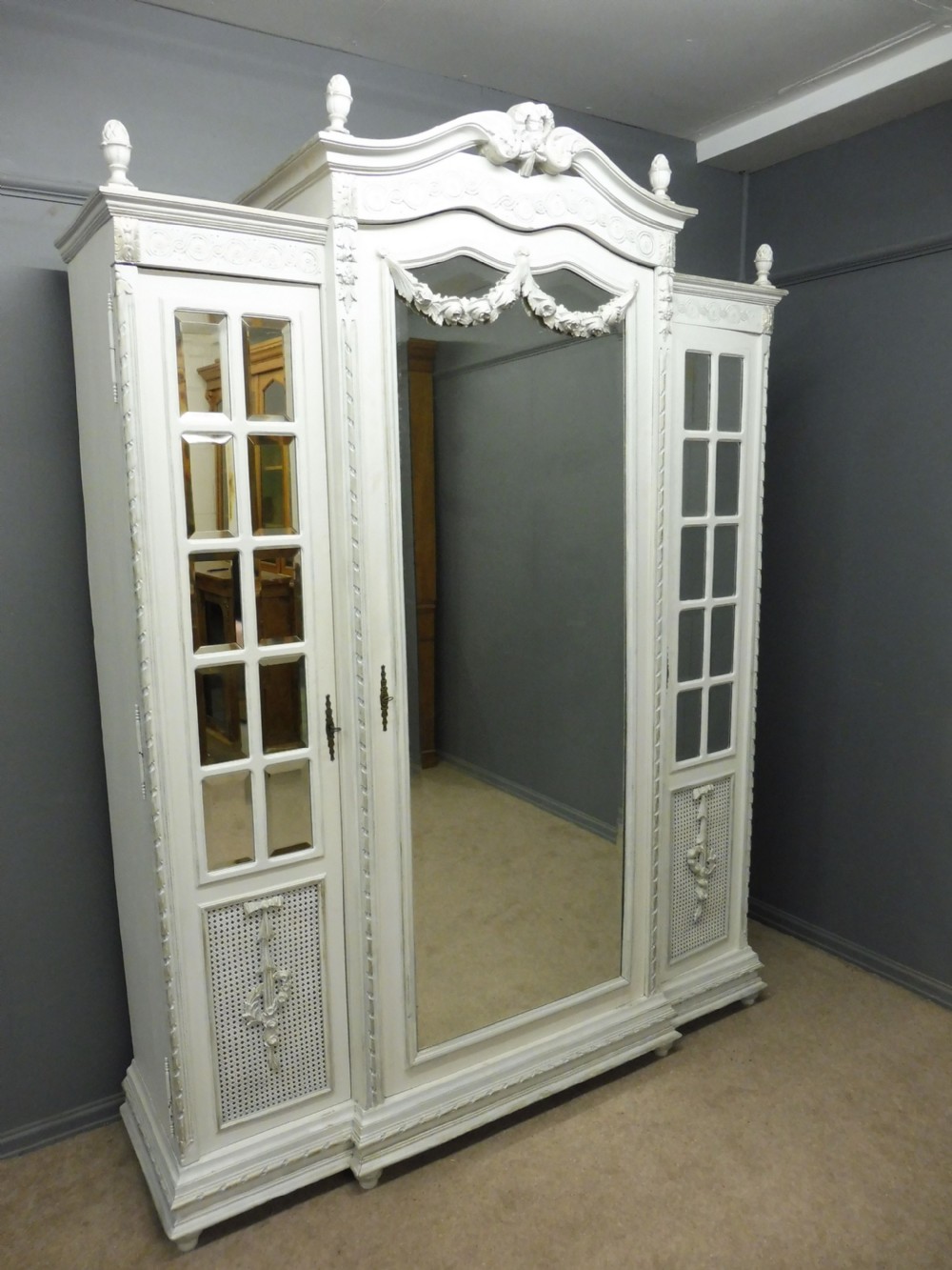 PAINTED FRENCH WARDROBE View II