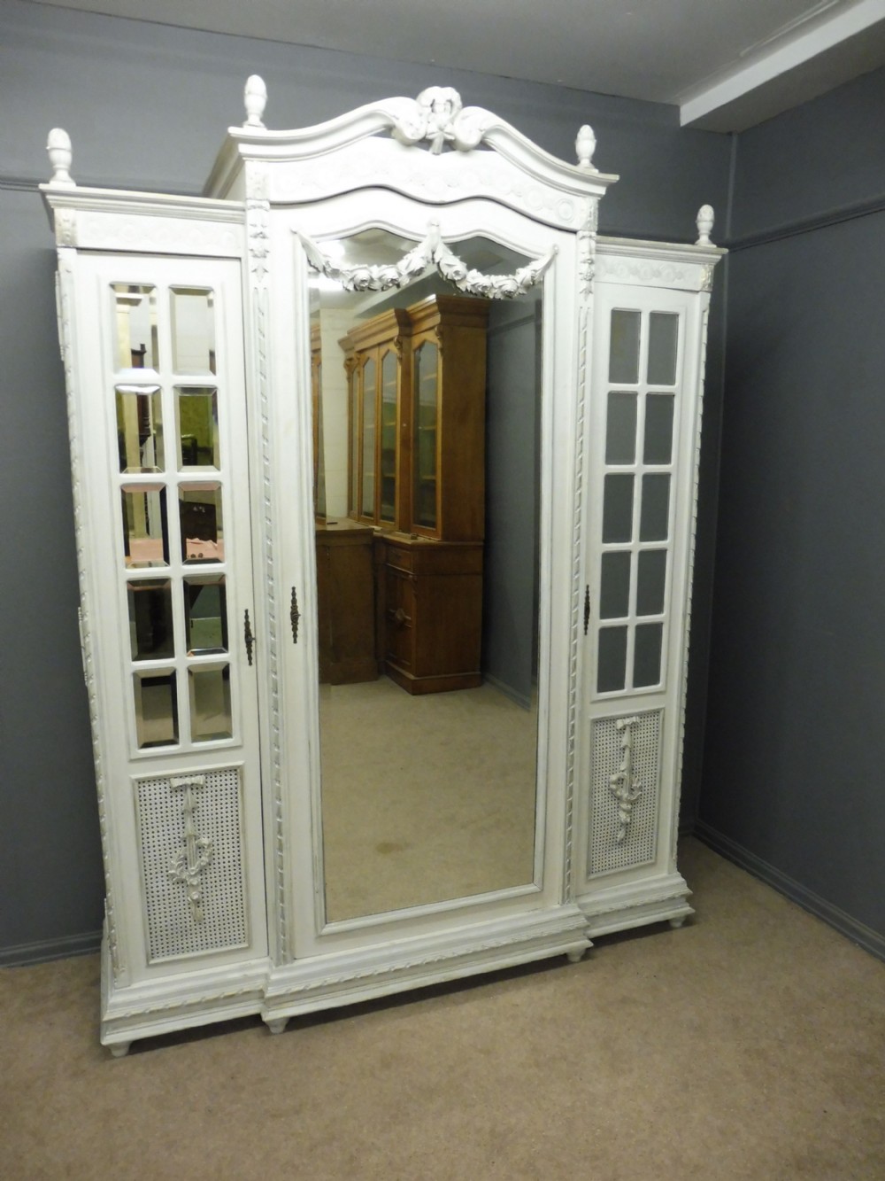 PAINTED FRENCH WARDROBE View III