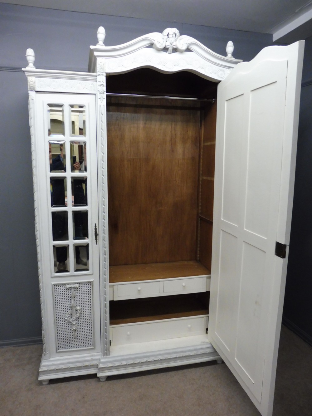 PAINTED FRENCH WARDROBE View IV