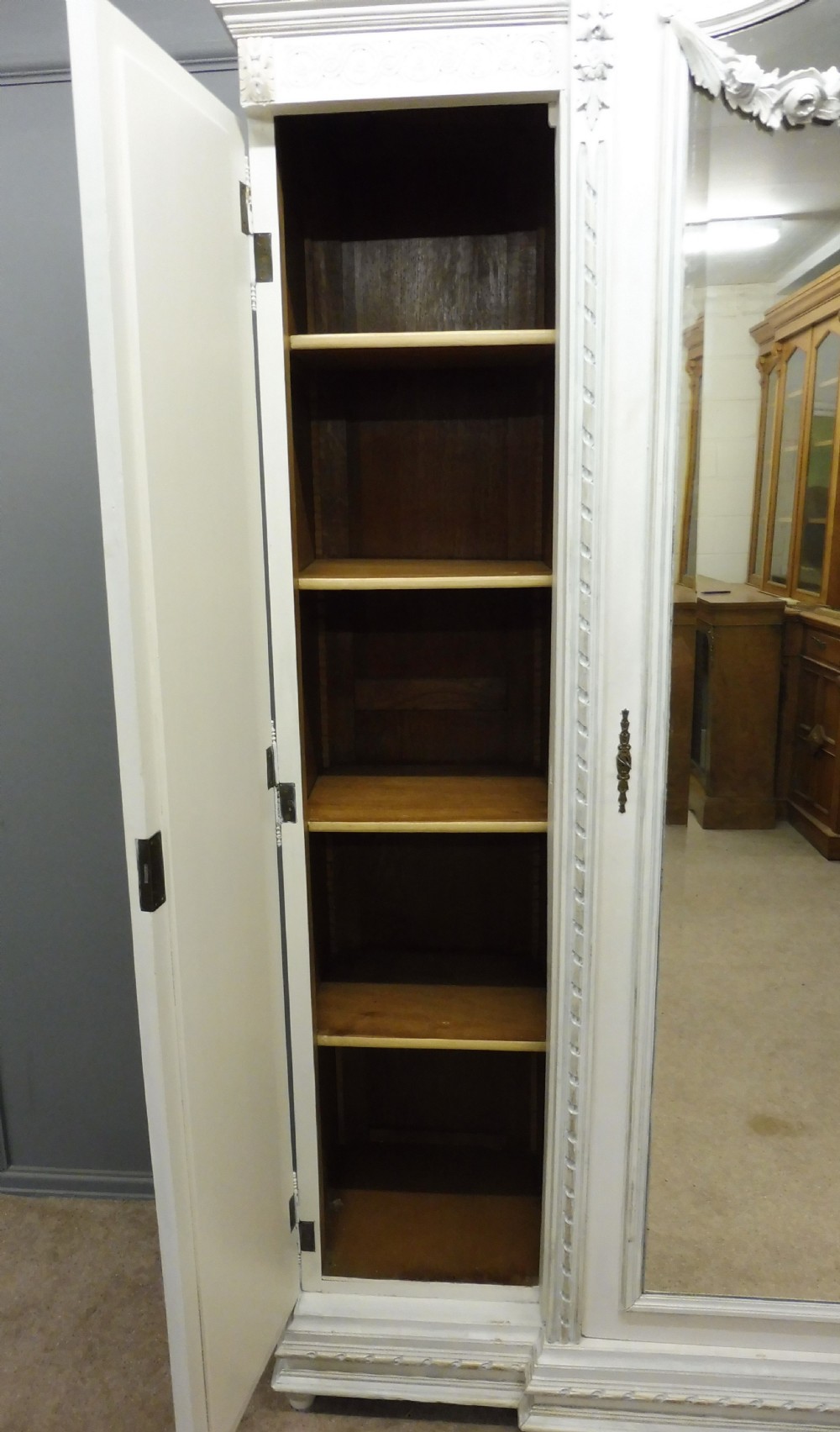 PAINTED FRENCH WARDROBE View V