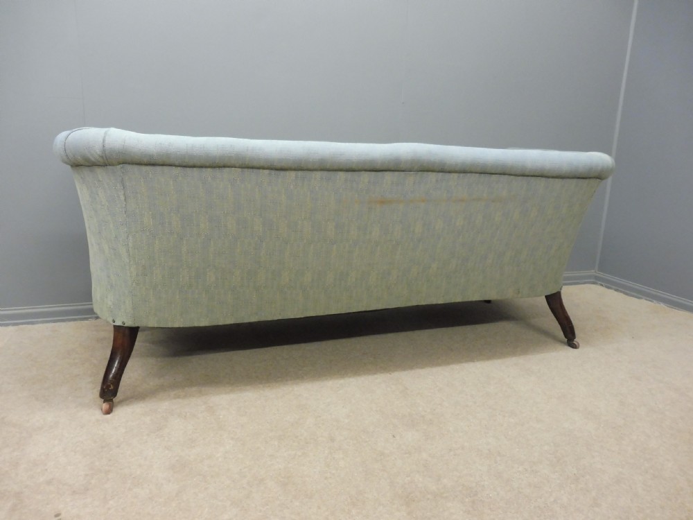VICTORIAN TURNED LEG SOFA CIRCA 1890 View X
