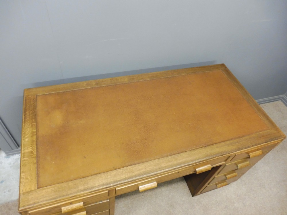 OAK ART DECO DESK View V