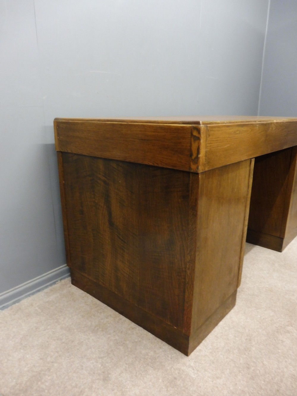 OAK ART DECO DESK View IX