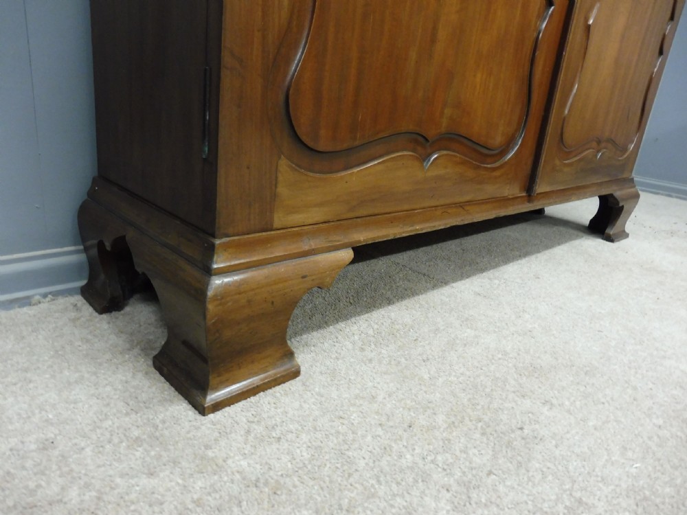 EDWARDIAN MAHOGANY CABINET BOOKCASE CIRCA 1910 View VI