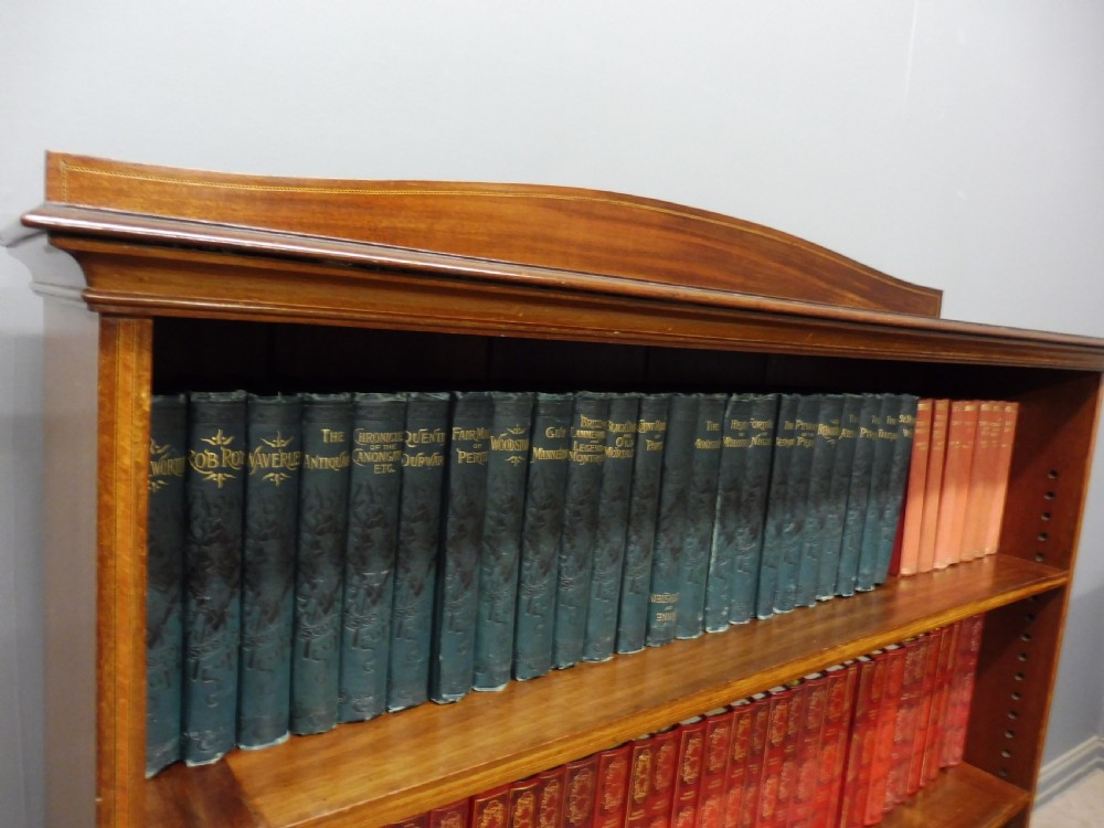 EDWARDIAN INLAID MAHOGANY BOOKCASE View VIII