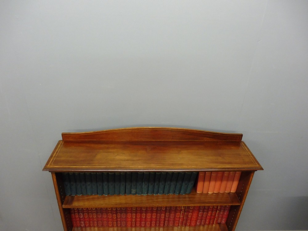 EDWARDIAN INLAID MAHOGANY BOOKCASE View IX