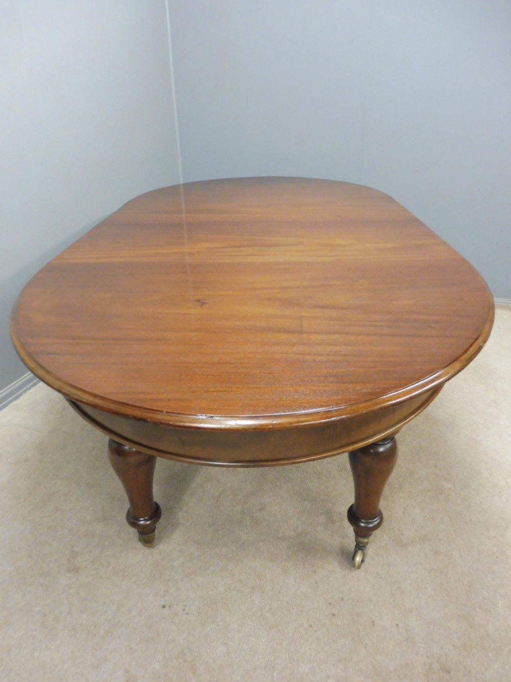 SCOTTISH 19TH CENTURY MAHOGANY EXTENDING DINING TABLE EDINBURGH 1860-1880 View IV