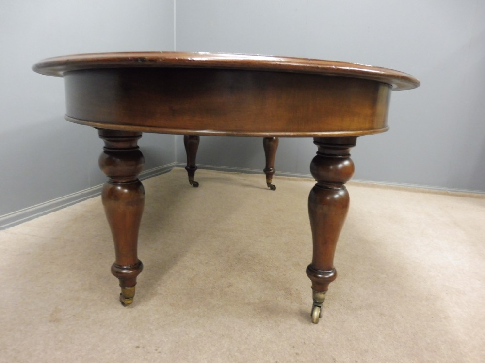 SCOTTISH 19TH CENTURY MAHOGANY EXTENDING DINING TABLE EDINBURGH 1860-1880 View V