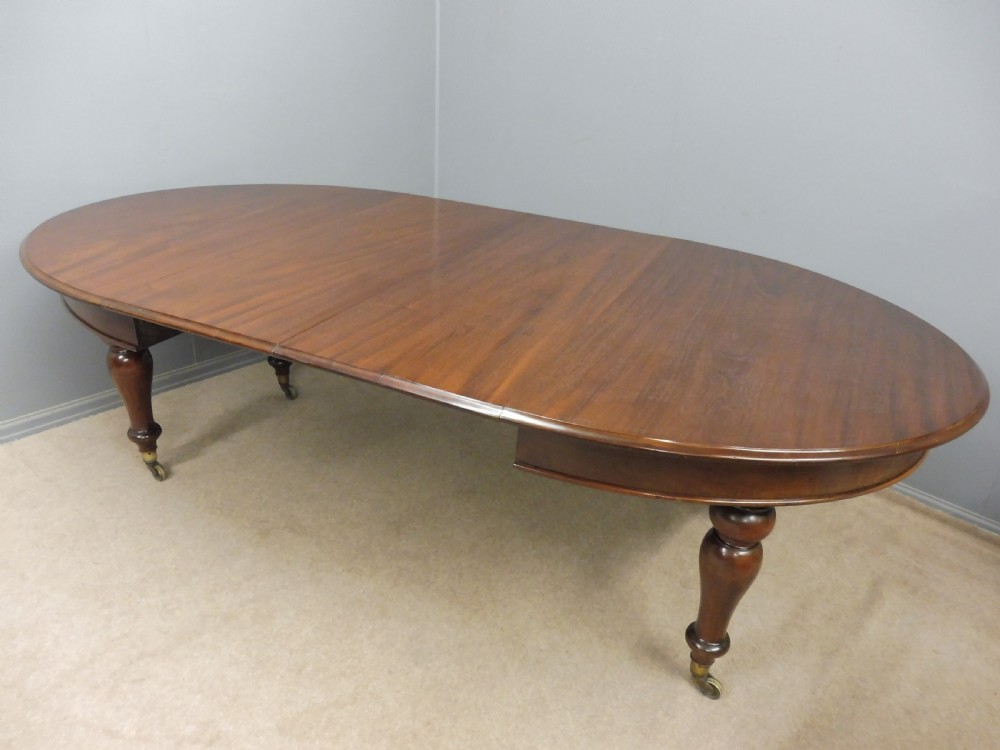 SCOTTISH 19TH CENTURY MAHOGANY EXTENDING DINING TABLE EDINBURGH 1860-1880 View VII