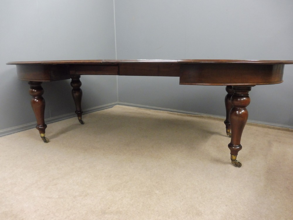 SCOTTISH 19TH CENTURY MAHOGANY EXTENDING DINING TABLE EDINBURGH 1860-1880 View VIII