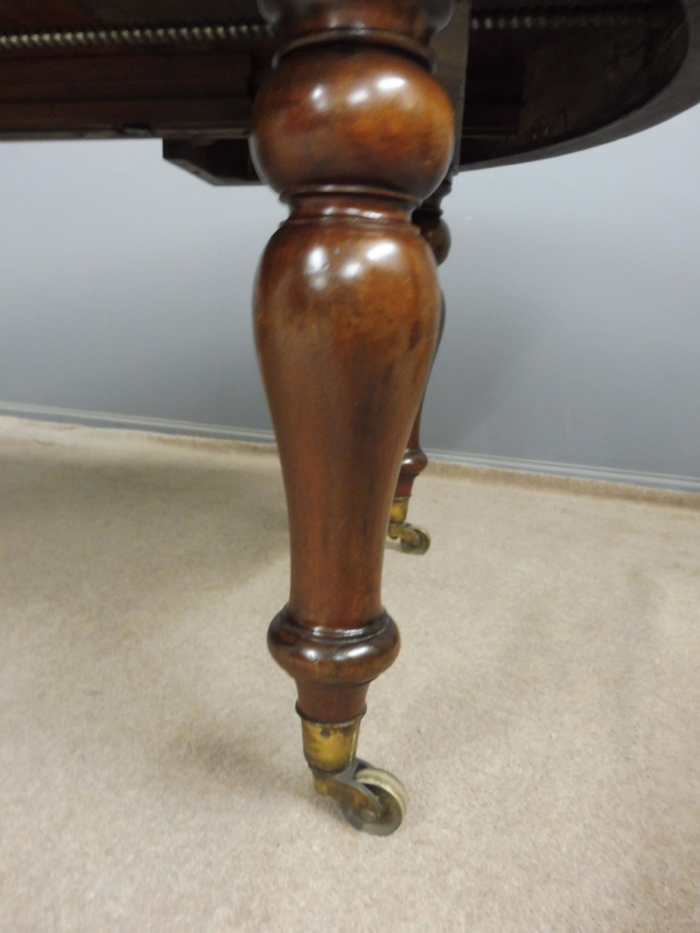 SCOTTISH 19TH CENTURY MAHOGANY EXTENDING DINING TABLE EDINBURGH 1860-1880 View IX