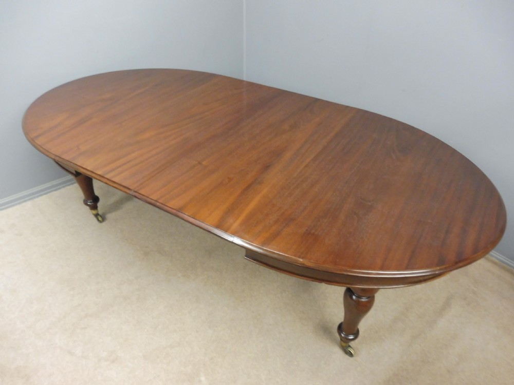 SCOTTISH 19TH CENTURY MAHOGANY EXTENDING DINING TABLE EDINBURGH 1860-1880 View X