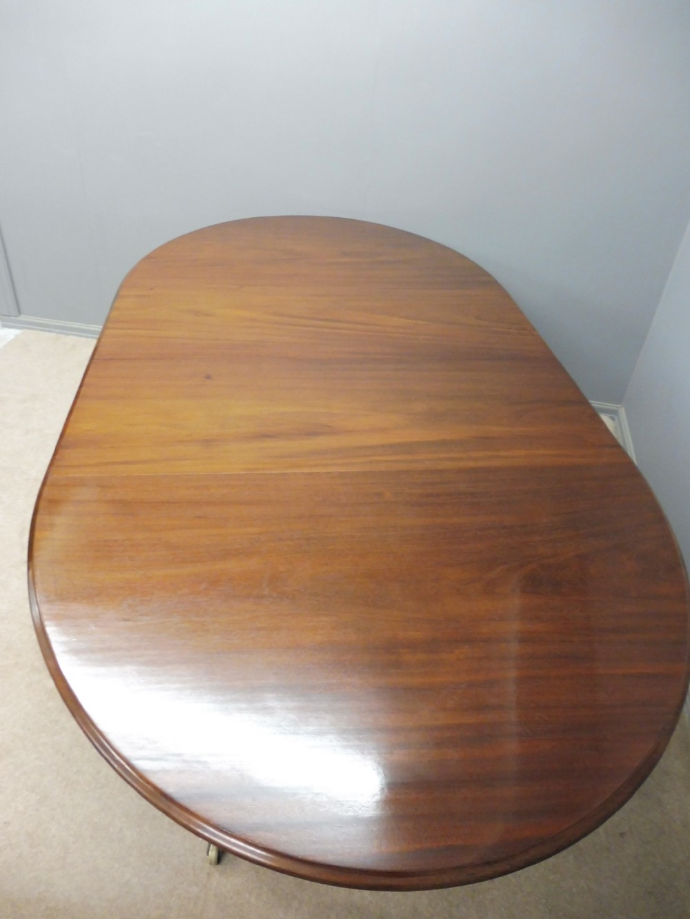 SCOTTISH 19TH CENTURY MAHOGANY EXTENDING DINING TABLE EDINBURGH 1860-1880 View XI