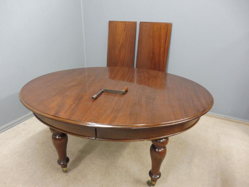 SCOTTISH 19TH CENTURY MAHOGANY EXTENDING DINING TABLE EDINBURGH 1860-1880 View XV