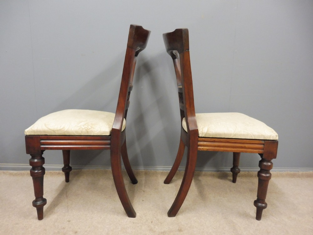 SET OF 12 VICTORIAN WALNUT DINING CHAIRS View VII