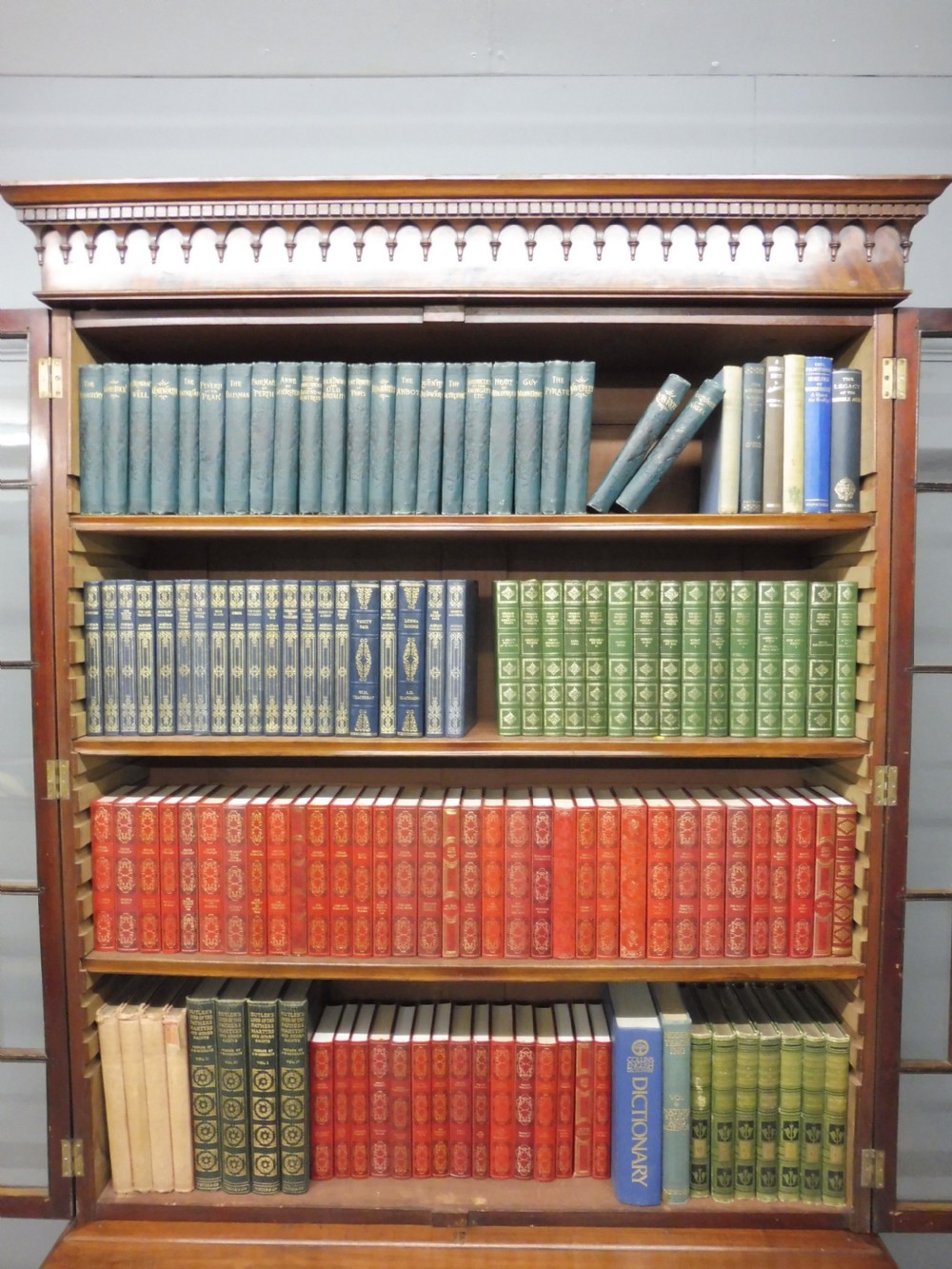 EDWARDIAN MAHOGANY BOOKCASE View IX