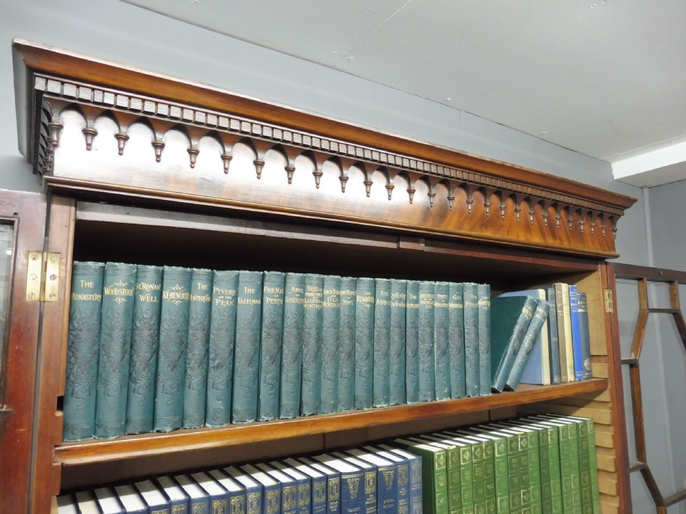 EDWARDIAN MAHOGANY BOOKCASE View X