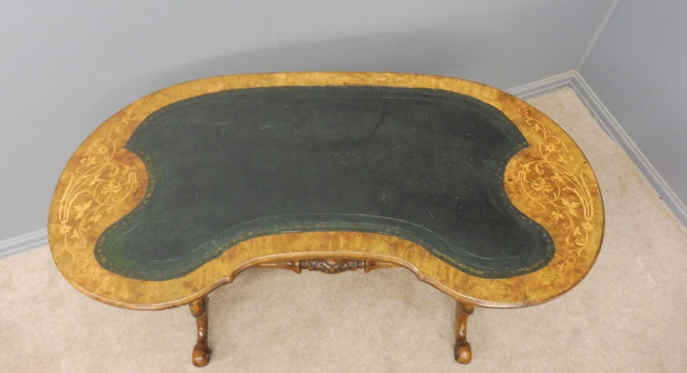 INLAID WALNUT LADIES WRITING DESK CIRCA 1880 View IV