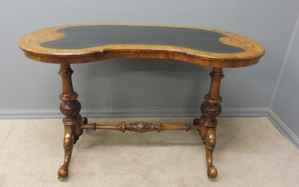 INLAID WALNUT LADIES WRITING DESK CIRCA 1880 View VII