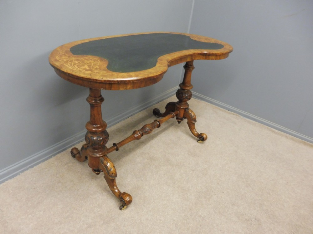 INLAID WALNUT LADIES WRITING DESK CIRCA 1880 View VIII