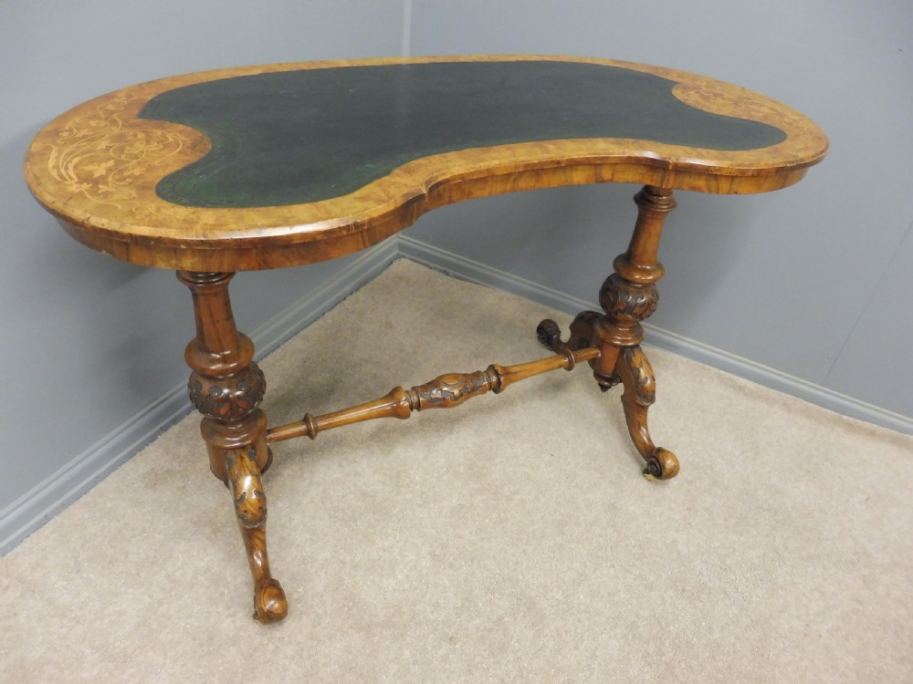 INLAID WALNUT LADIES WRITING DESK CIRCA 1880 View XIII